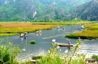 Ngao du đầm Vân Long (Ninh Bình) - Ngắm cảnh đẹp non nước hữu tình